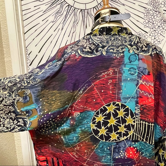🌈 Gorgeous Vintage bohemian zodiac top - Picture 8 of 13